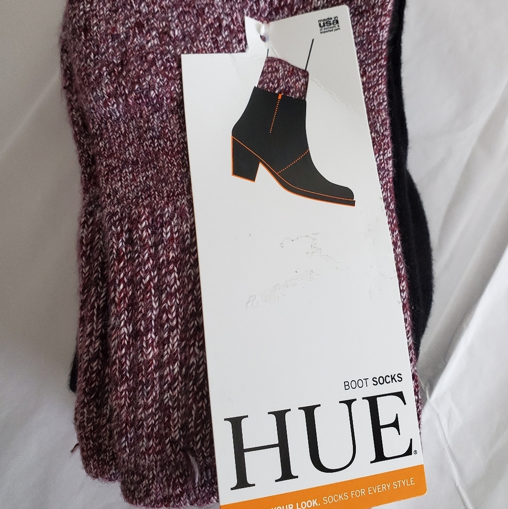 Hue Boot Socks NWT set of two